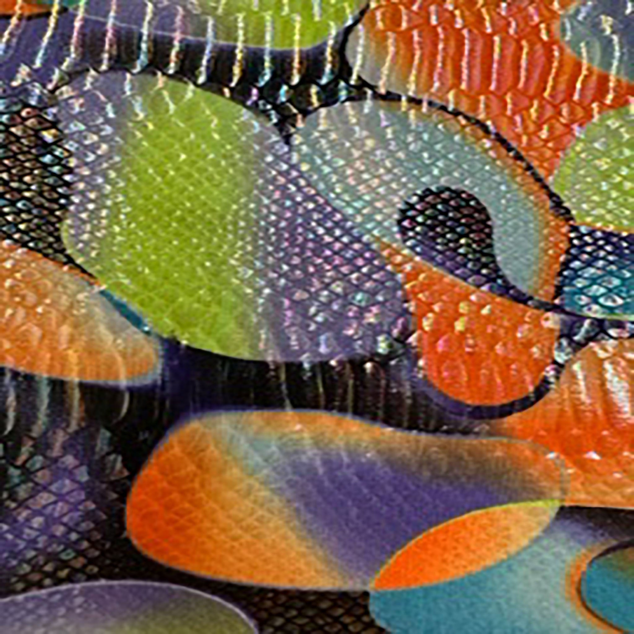 Bull Snake Illusion Foil Stretch Poly Spandex Fabric | Spandex Palace